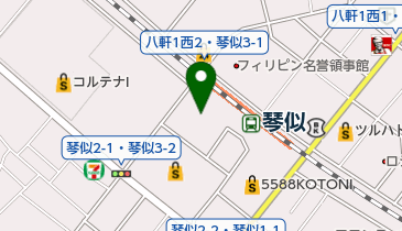 琴似駅前内科クリニックの地図画像