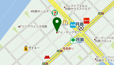 月島ピースクリニックの地図画像