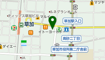 草加すずのきクリニックの地図画像