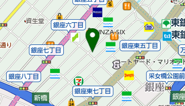 銀座内科・神経内科クリニックの地図画像