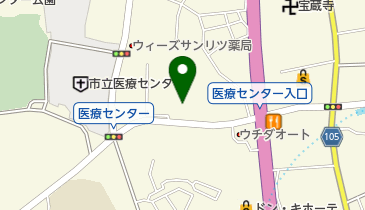 かねこ内科リウマチ科クリニックの地図画像