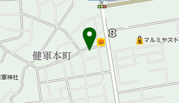 吉井皮ふ科の地図画像