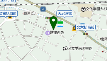 荻窪上田クリニックの地図画像