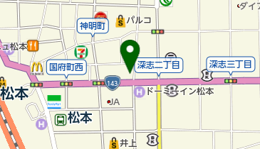 石倉クリニック松本院の地図画像