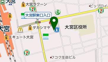 泌尿器科ふくだクリニックの地図画像