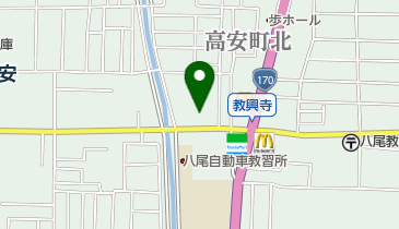 八木小児科の地図画像