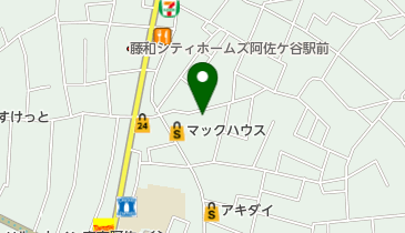 けやき内科クリニックの地図画像