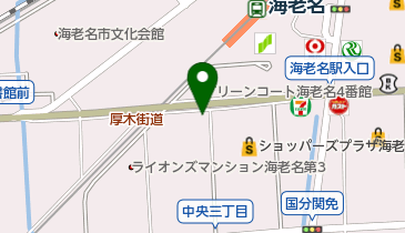 海老名呼吸器科クリニックの地図画像