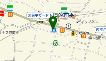 東方医院の地図画像