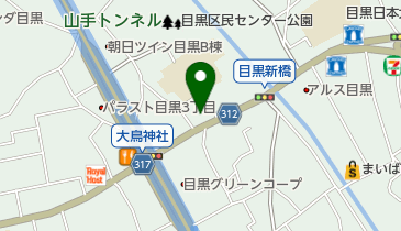 目黒耳鼻咽喉科医院の地図画像