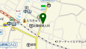 大氣耳鼻咽喉科の地図画像