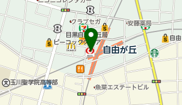 アイクリニック自由が丘の地図画像