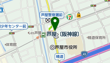 ながさわ皮膚科の地図画像