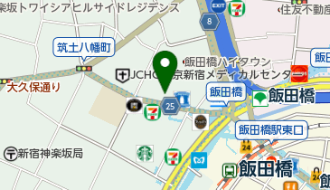 飯田橋中村クリニックの地図画像