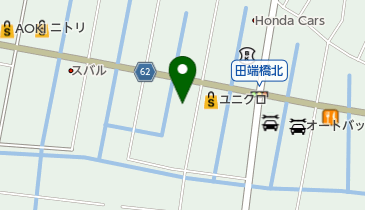 山中皮ふ科の地図画像