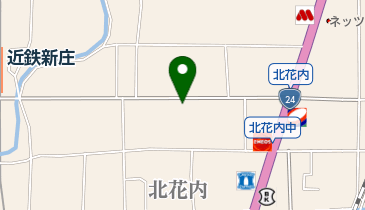 かない眼科クリニックの地図画像