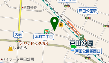 戸田公園いとう耳鼻咽喉科の地図画像