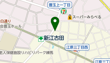 江原町小児科耳鼻科の地図画像