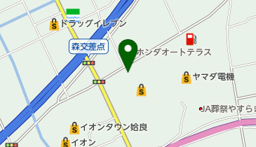 河俣内科の地図画像