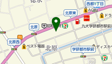 学研都市クリニックの地図画像
