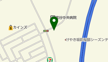 上桜木しんがい脳神経外科の地図画像