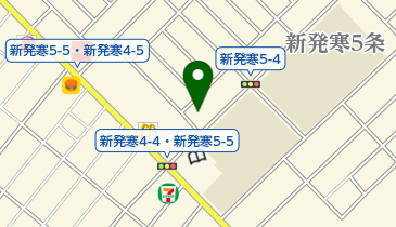 新発寒ファミリークリニックの地図画像