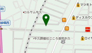 なかの循環器クリニックの地図画像