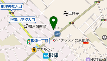 根津えんぜる眼科の地図画像