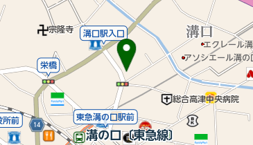 溝の口メンタルクリニックの地図画像