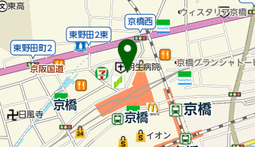 京橋杉本クリニックの地図画像