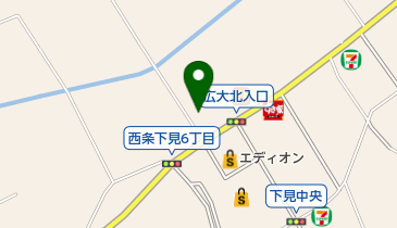 広大前皮ふ科内科の地図画像