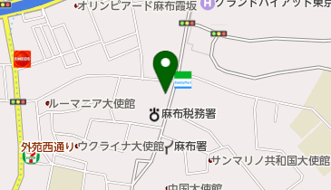 麻布光輝クリニックの地図画像