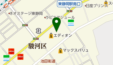 東静岡クリニックの地図画像