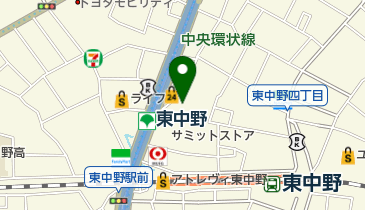 中谷内科クリニックの地図画像