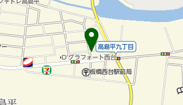 西台内科の地図画像