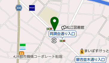 松江皮フ科クリニックの地図画像