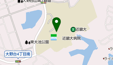近畿大学東洋医学研究所附属診療所の地図画像