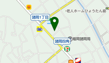 こが整形外科リハビリテーション科の地図画像