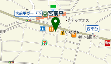 宮前平健栄クリニックの地図画像