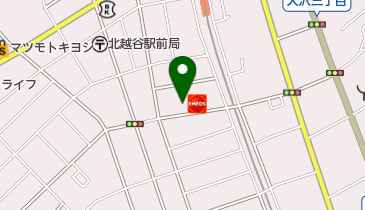 北越谷スキンケアクリニックの地図画像