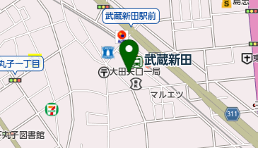 むさし新田クリニックの地図画像