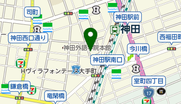 神田駅西口メンタルクリニックの地図画像