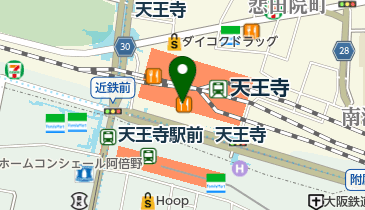 フジモト眼科 天王寺MiO分院の地図画像