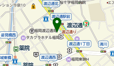 天神南江島医院の地図画像