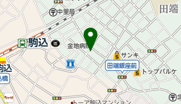 駒込えぜる診療所の地図画像