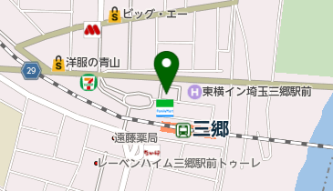 みさと眼科の地図画像