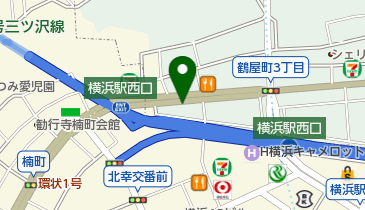 よぎクリニックの地図画像