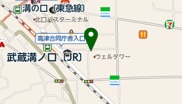 おかの小児科アレルギー科の地図画像