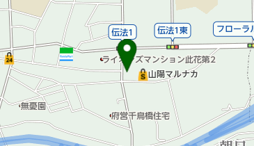 前谷耳鼻咽喉科クリニックの地図画像