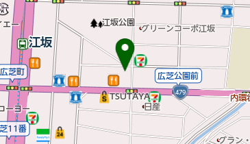 ともなが耳鼻咽喉科の地図画像